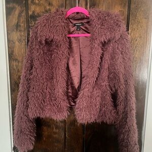 Torrid Plum Teddy Jacket